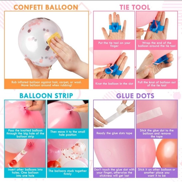 🎈 DIY BALLOON ARCH KIT - 100 pieces - Picture 5 of 5